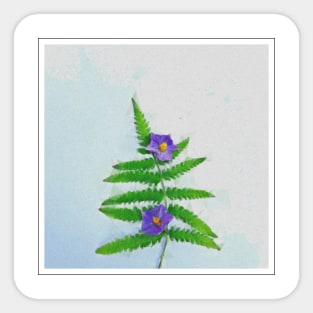 Real Floral Flower Plant 3 Sticker